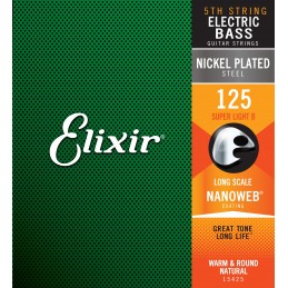 15425 ELECTRIC BASS NICKEL PLATED STEEL NANOWEB