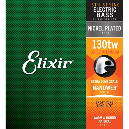 15433 ELECTRIC BASS NICKEL PLATED STEEL NANOWEB