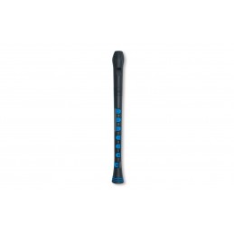 RECORDER+ BLACK/BLUE WITH HARD CASE  BAROQUE FING.