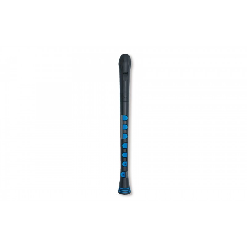 RECORDER+ BLACK/BLUE WITH HARD CASE  BAROQUE FING.