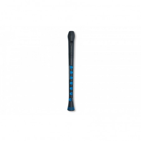 RECORDER+ BLACK/BLUE WITH HARD CASE  BAROQUE FING.