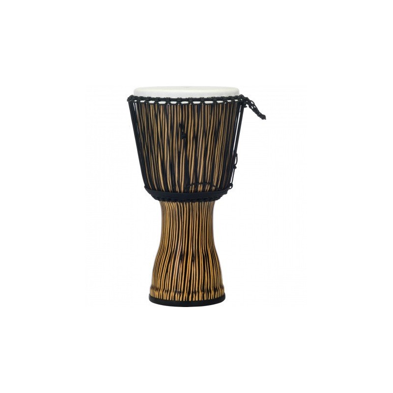 10" Rope Tuned Djembe, Seamless Synthetic Shell, Fiber style head