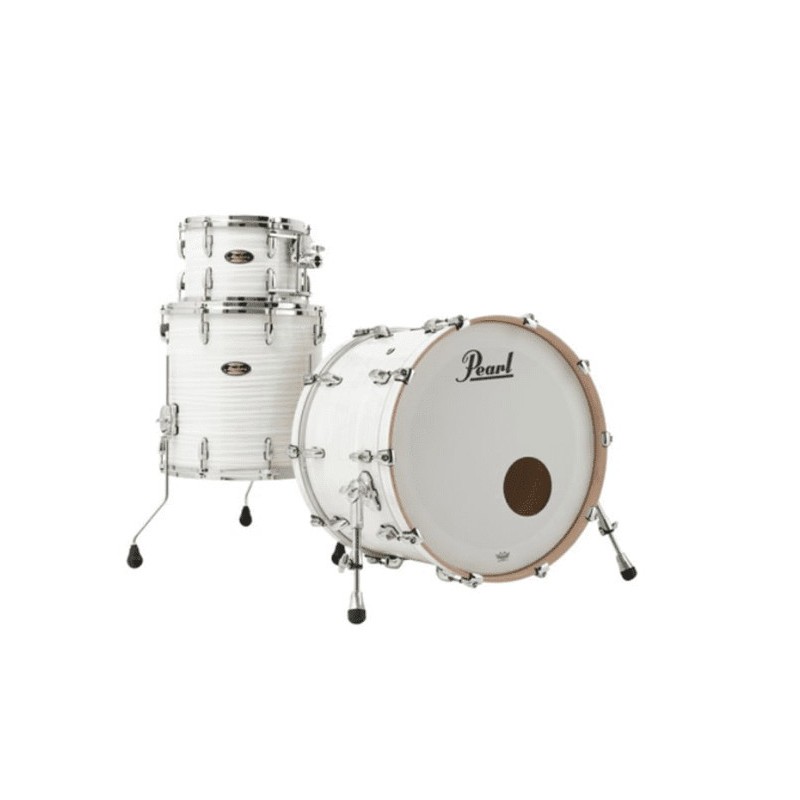 Pearl Masters Maple Gum 3pz. cassa 24" "LIMITED EDITION" SILVER WHITE SWIRL 187