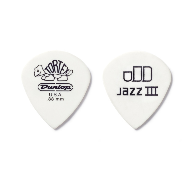 478P.100 TORTEX WHITE JAZZ III, 1.0 MM