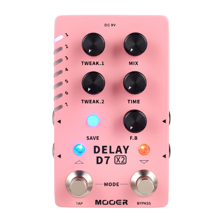 MOOER D7 X2 DELAY - PEDAL