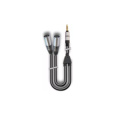 AUDIODESIGN VX201-6S CAVO MINI JACK ST.3.5mm a 2 x XLR3MV - 6m