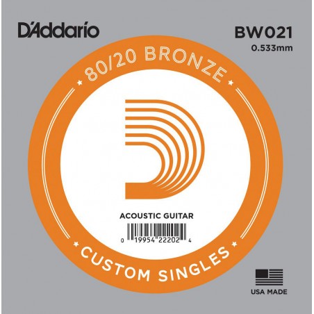D'ADDARIO BW021 CORDA SINGOLA .021