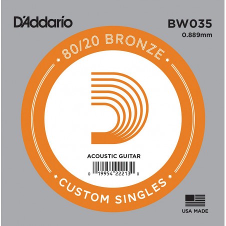 D'ADDARIO BW034 CORDA SINGOLA .035