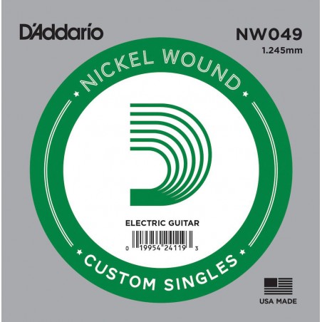 D'ADDARIO NW049 CORDA SINGOLA 0.49