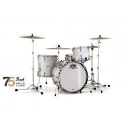 PEARL PRESIDENT PHENOLIC WHITE OYSTER DRUM SET