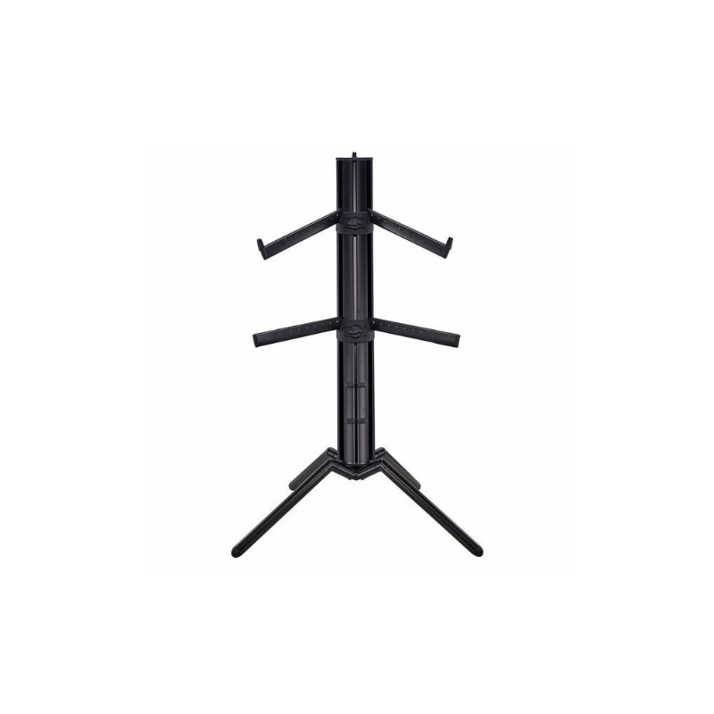K&M 18860 SUPPORTO 2 TASTIERE BLACK