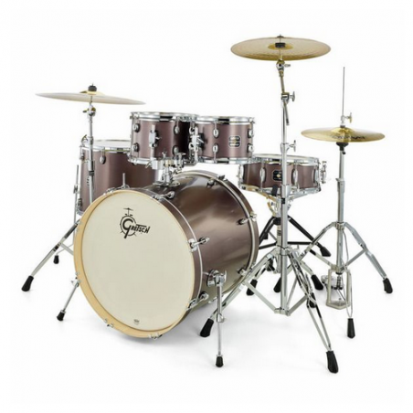 GRETSCH ENERGY STUDIO DRUMSET GREY STEEL