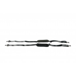 BAM 9008 TRACOLLA CON GANCI IN NYLON   - BLACK