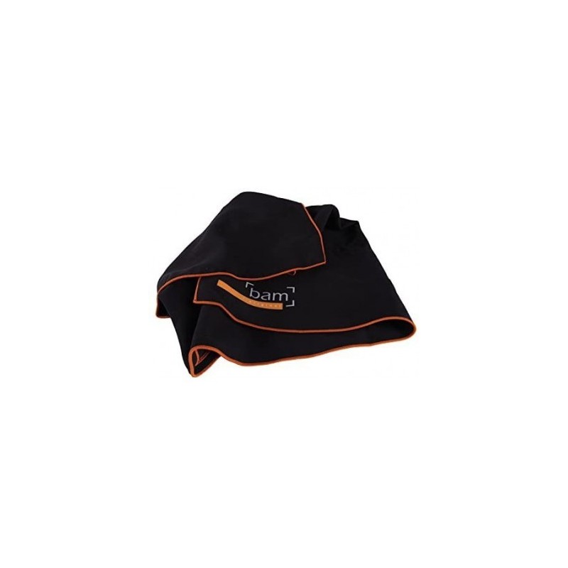 BAM CC-0003 PANNO DI PULIZIA IN MICROFIBRA TAGLIA M 60X40 - BLACK