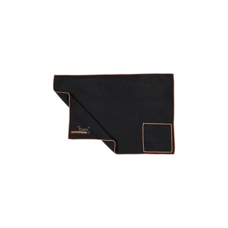 BAM CC-0004 PANNO DI PULIZIA IN MICROFIBRA TAGLIA L 30X40 - BLACK