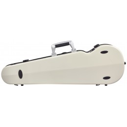 BAM SUP2002XLWN CUSTODIA HIGHTECH" SUPREME ICE CONTOURED IN POLICARBONATO PER VIOLINO - WHITE - BLACK VERSION"
