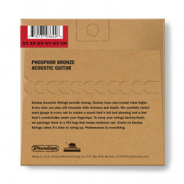 DAP1252J Acoustic Phosphor Bronze, Medium Set/12