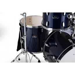 PEARL batteria ROADSHOW 5pz completa di hardware e piatti Sabian,  colore ROYAL BLUE METALLIC 743