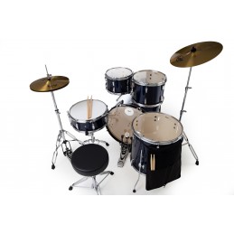 PEARL batteria ROADSHOW 5pz completa di hardware e piatti Sabian,  colore ROYAL BLUE METALLIC 743