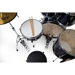 PEARL batteria ROADSHOW 5pz completa di hardware e piatti Sabian,  colore ROYAL BLUE METALLIC 743