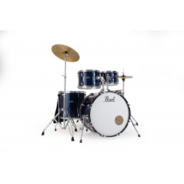 PEARL BATTERIA ROADSHOW 5pz cassa 18" + hardware e piatti SABIAN colore ROYAL BLUE METALLIC 743
