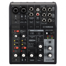 YAMAHA AG06MK2 BLACK INTERFACCIA AUDIO E MIXER