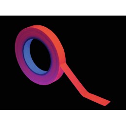 EUROLITE GAFFA TAPE NEON ORANGE UV ACTIVE