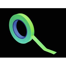 EUROLITE GAFFA TAPE NEON YELLOW UV ACTIVE