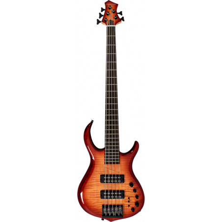 M7 ALDER-5 FRETLESS (2ND GEN) BRS BROWN SUNBURST