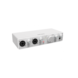 Interfaccia Audio USB C 2 In Combo e 2 Out Bianca
