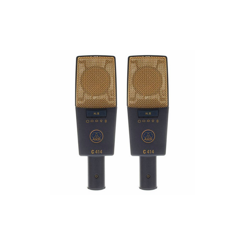 AKG C414TLII STEREO SET MICROFONO MATCH A CONDENSATORE