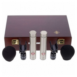 NEUMANN KM184ST KIT STEREO MICROFONO A CONDENSATORE CARDIOIDE NICKEL