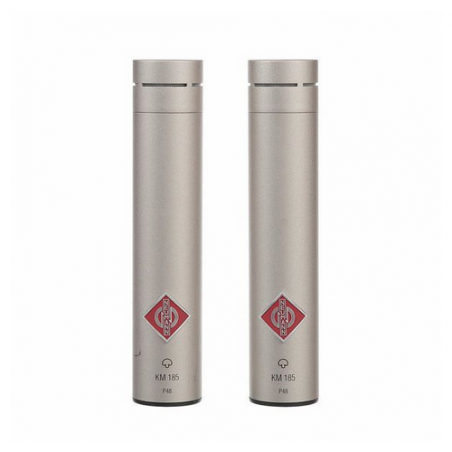 NEUMANN KM185 KIT STEREO MICROFONO CONDENSATORE IPERCARDIOIDE - NICKEL