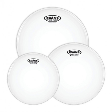 EVANS ETP-G2CTD-S G2 TOM PACK 3 PELLI TOM SABBIATE STANDARD 12", 13", 16"