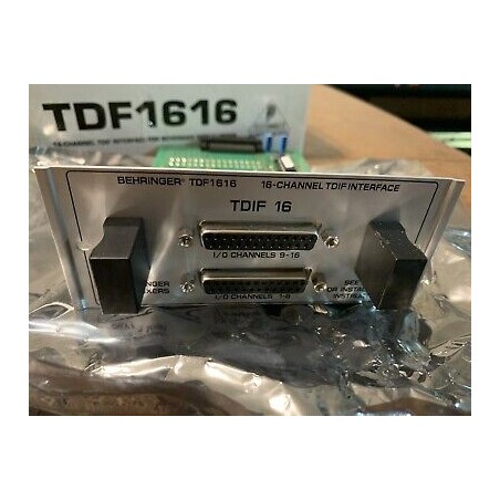 BEHRINGER TDF 1616 SCHEDA PER DDX3216