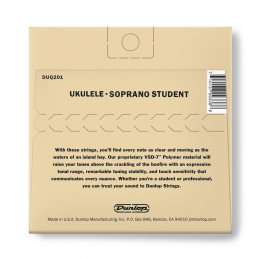 DUQ201 Corde per Ukulele Soprano Student-4/Set