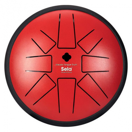 SELA SE-362 MELODY TONGUE DRUM 6" - F MINOR RED