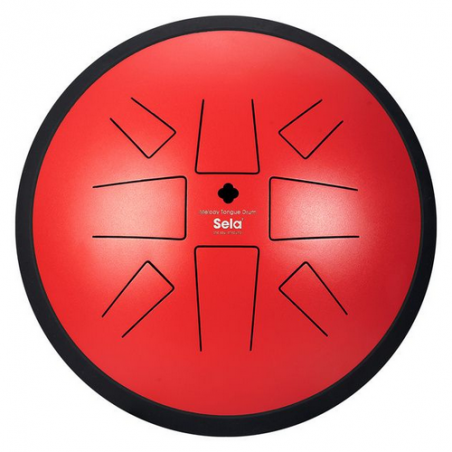 SELA SE-374 MELODY TONGUE DRUM 10" - C PYGMY - RED