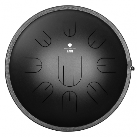 SELA SE-380 MELODY TONGUE DRUM 14" - D KURD - BLACK