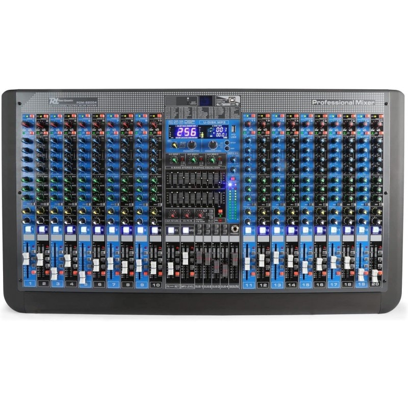 POWER DYNAMICS PDM-S2004 MIXER ANALOGICO 20CH , USB, BLUETOOTH, MP3