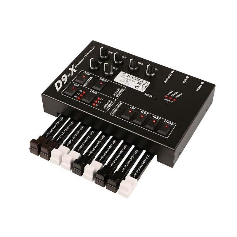 Versione estesa del Controllo Drawbar D9U con 9 Drawbar e controlli