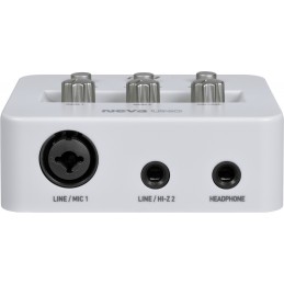 Scheda USB C con 2 In e 2 Out analogici - In Preamp e Hi-Z - Uscita cuffia