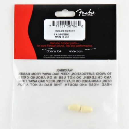 FENDER 099-4938-000 ORIGINAL USA SWITCH TIP STRATOCASTER - AGED WHITE