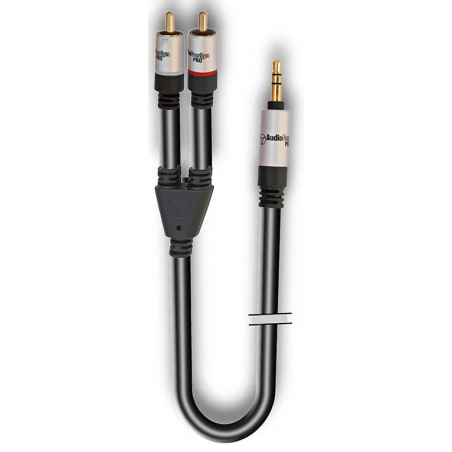 AUDIODESIGN VX200-5 CAVO AUDIO JK 3,5ST / 2x RCA 5m