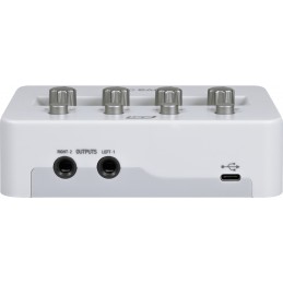 Scheda USB C con 2 In e 2 Out analogici - In Preamp e Hi-Z - Uscita cuffia