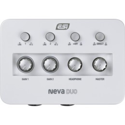 ESI NEVA DUO Scheda USB C con 2 In e 2 Out analogici - In Preamp e Hi-Z - Uscita cuffia