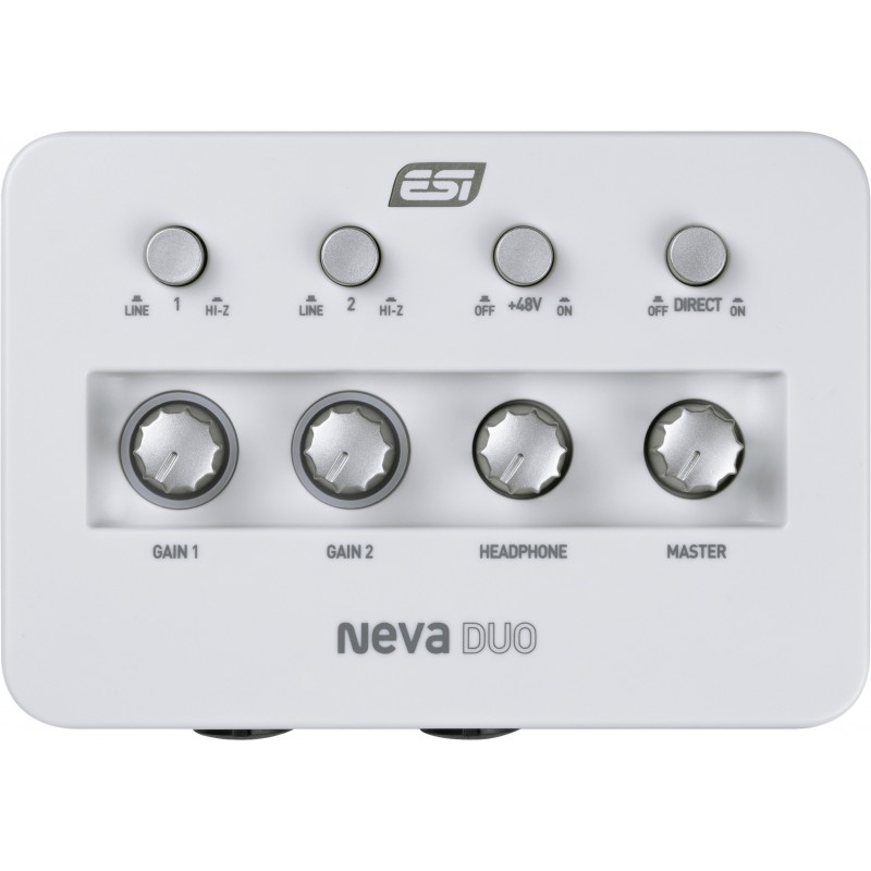 ESI NEVA DUO Scheda USB C con 2 In e 2 Out analogici - In Preamp e Hi-Z - Uscita cuffia