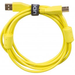 U95002YL - ULTIMATE AUDIO CABLE USB 2.0 A-B YELLOW STRAIGHT 2M