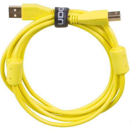 U95002YL - ULTIMATE AUDIO CABLE USB 2.0 A-B YELLOW STRAIGHT 2M