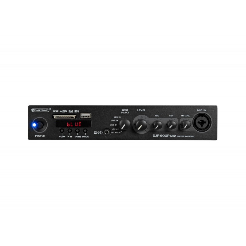 OMNITRONIC DJP-900P AMPLIFICATORE INTEGRATO USB, MP3 , BLIUETTOTH , 2 X 400W/4